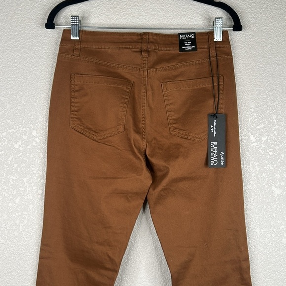 Buffalo David Bitton Chocolate Brown Mid Rise Skinny Stretch Jeans Size 27 New! - Picture 4 of 8